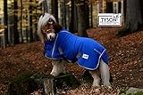 fleece abschwitzdecke waschen Farbe : ROYALBLAU / Glitzer Goldfarben / Silberfarben