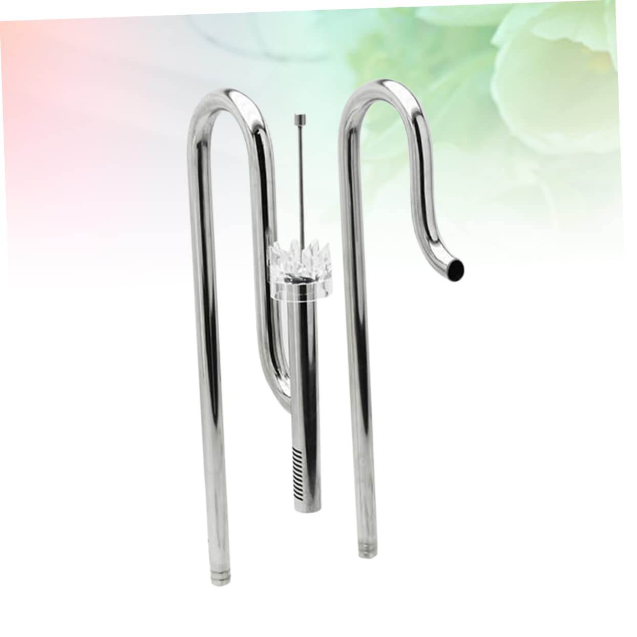 Kisangel 12mm Aquarium Edelstahl Wasser Set Einlass Und Auslass Öl-entfernung Fisch Tank Wartung Werkzeug