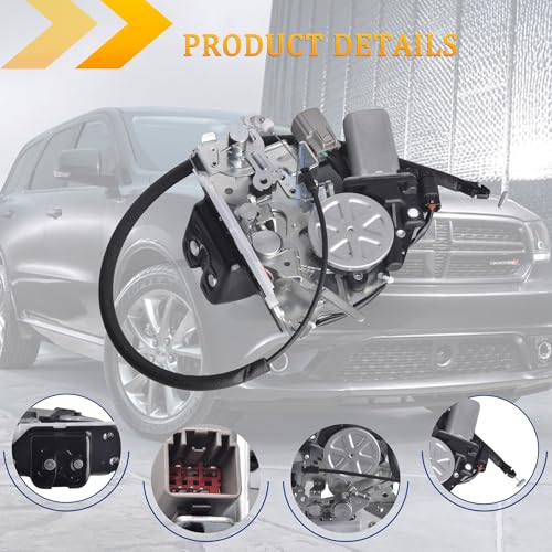 Image of Rear Power Liftgate Latch Actuator Motor Compatible with Dodge Grand Caravan Chrysler Town & Country Ram C /V Jeep Commander Replace Tailgate Lock Actuator 4589581AA