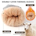 Clothirily Winter Gloves for Women, Touch Screen Gloves with Thermal Soft Lining, Elastic Cuff Winter Gloves for Cold Weather - Image 3