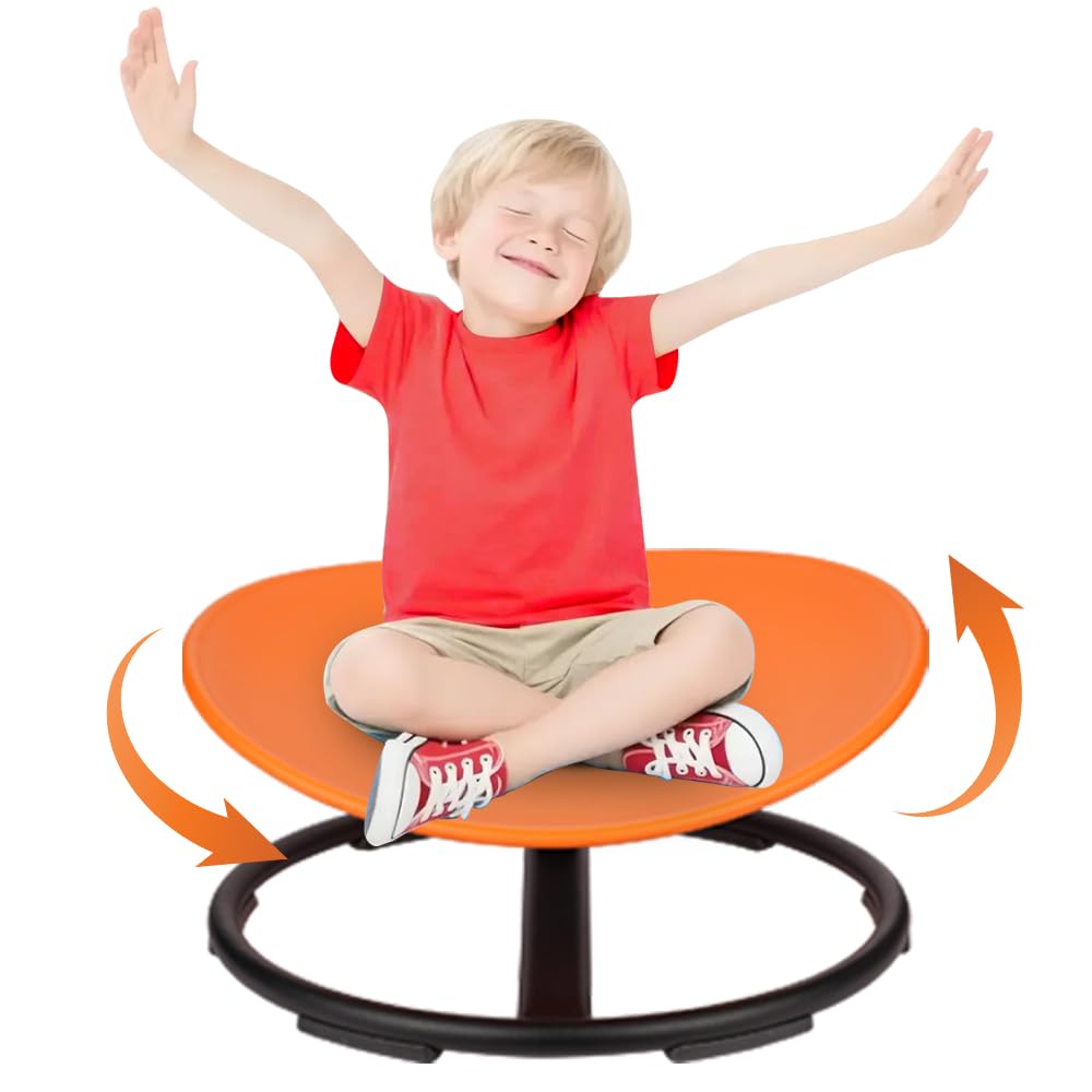 Sensory Chair for Kids Spinning Chair Training Body Coordination Sit and Spin Sensory Toys for Kids with Autism & ADHD Autism Sensory Products Toys for Ages 2?3?4 Birthday Gifts for Kid Daughter Son