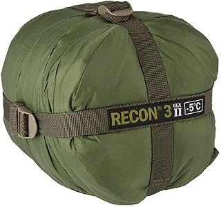 Elite Survival Systems Recon 3 Sleeping Bag, Olive Drab, 23 Degree Fahrenheit, -5 Degree Celsius