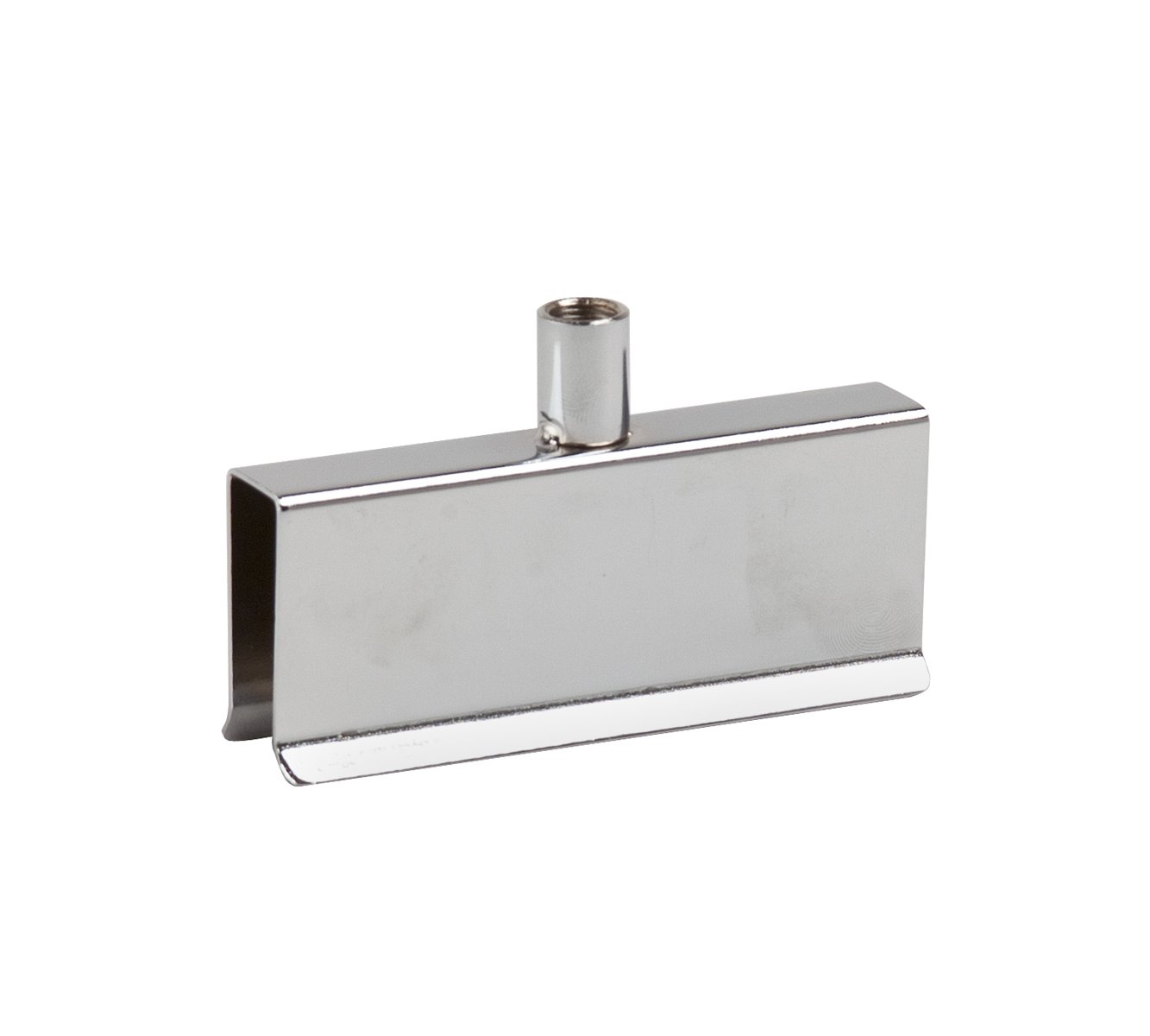 Federklemme für rechteckige Rohre mit 1,27 cm x 3,8 cm (1/2 Zoll) x 3,8 cm (3/8 Zoll) Fassung, verchromt, Packungsgröße – 100 Stück