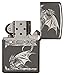 Zippo Anne Stokes Gothic Dragon Pocket Lighter, Black Ice