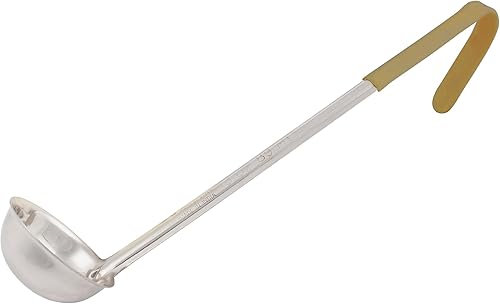 Vista 23 de Winco Cucharón de acero inoxidable de una pieza, 1 onza, 6 pulgadas
