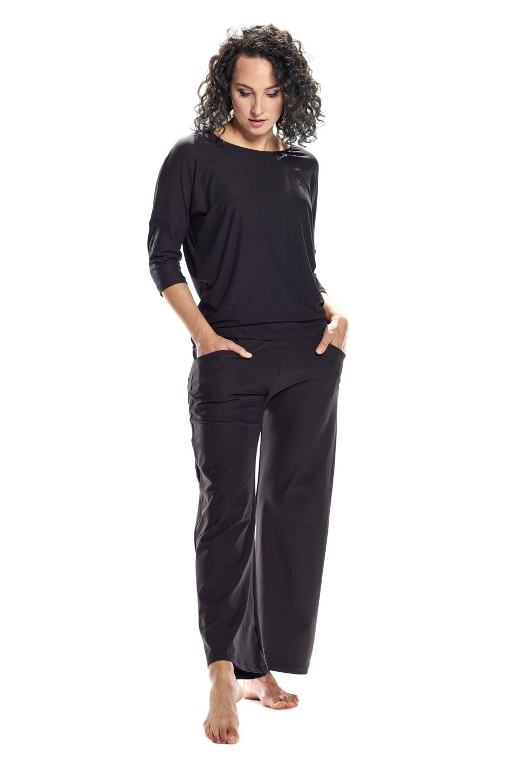WINSHAPE Winshape Dt111ls Débardeur Fonctionnel À Manches ¾ pour Femme T-Shirt de Yoga Femme (Lot de 1)