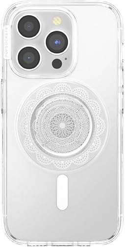 Miniatura 3 de PopSockets Agarre para teléfono MagSafe con soporte, soporte magnético, parte superior intercambiable, sujeción segura para fundas MagSafe de
