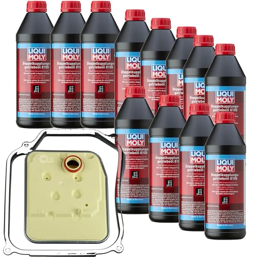 Preisvergleich Produktbild Automatikgetriebe Ölwechsel Satz Getriebeölwechselsatz mit 12 L Automatikgetriebeöl Doppelkupplungsgetriebeöl + Getriebeölfilter