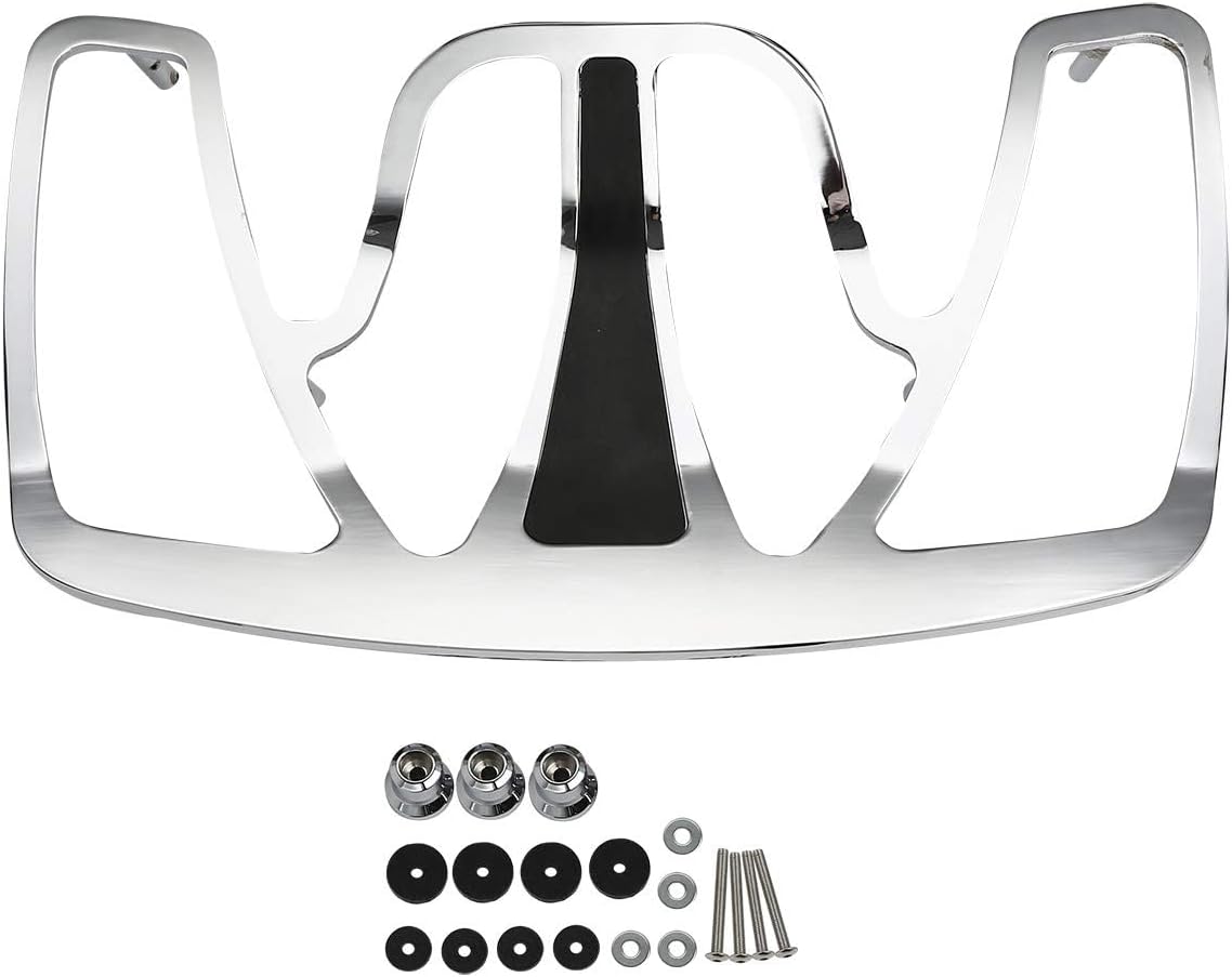 SLMOTO Powersports Luggage Racks, Motor Aluminum Trunk Luggage Rack Fit for Honda Goldwing GL1800 2001 2002 2003 2004 2005 2006 2007 2008 2009 2010 2011 2012 2013 2014 2015 2016 2017