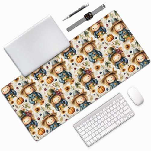 Grand tapis de souris de jeu antidérapant résout le manque d'espace pour clavier PC et souris de bureau - 7