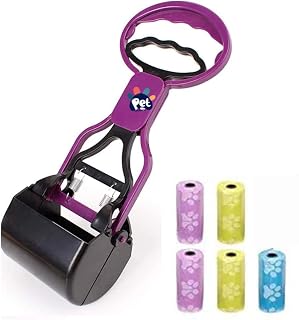 Pet Believe Potty Scooper for Dogs and Pets with 5 Poop Bag Rolls | Extra Thick and Strong Leak Proof Poop Bags for Pets (... Price In India