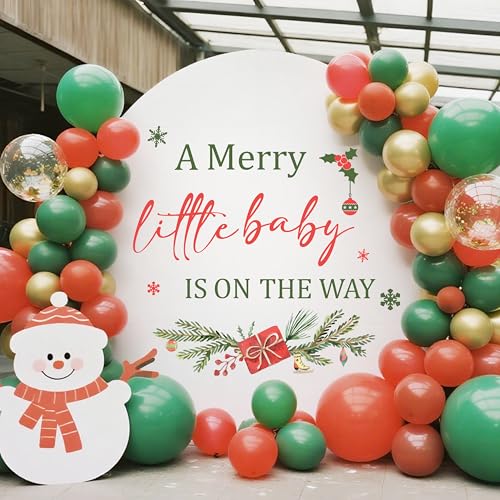 Adorno decorativo Baby Shower A Merry Little Baby miniatura 3