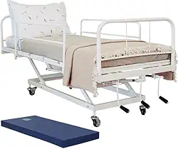 Cama hospitalar Pratisse 3 movimentos manual + Colchão D33
