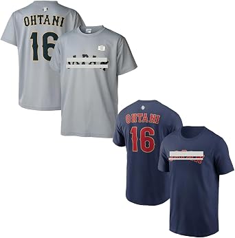 Amazon.co.jp: [XinShang] WBC 日本 野球ジャー Tシャツ 大谷翔平 16番