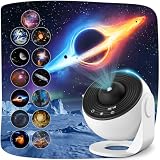 Galaxy Projector Pro for Bedroom, 13 Space Discs Planetarium Projector