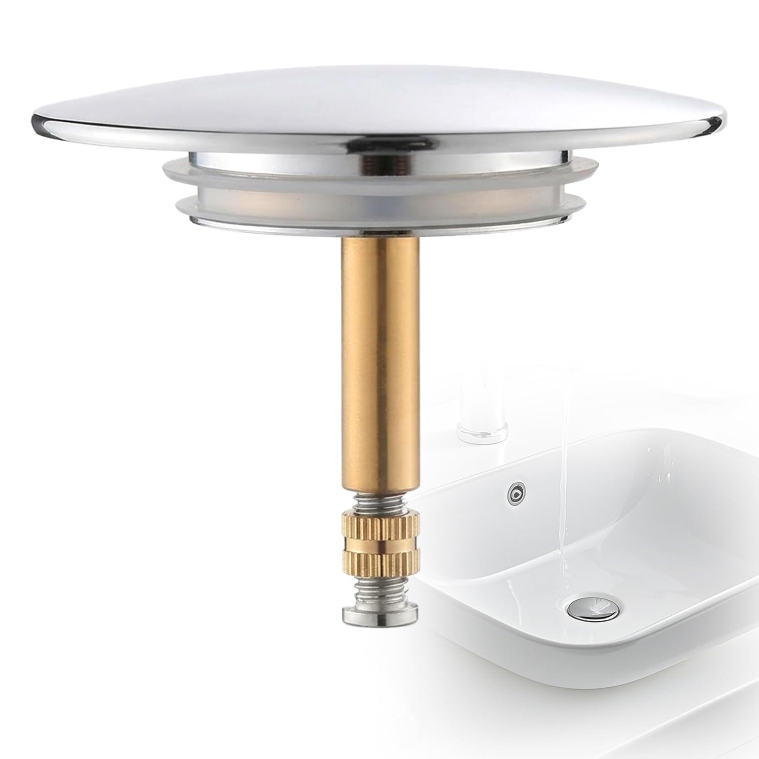 Bath Plug Replacement with Double Sea
