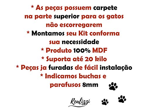 Toca Grande Para Gatos Maine Coon Mdf Crú Exclusivo