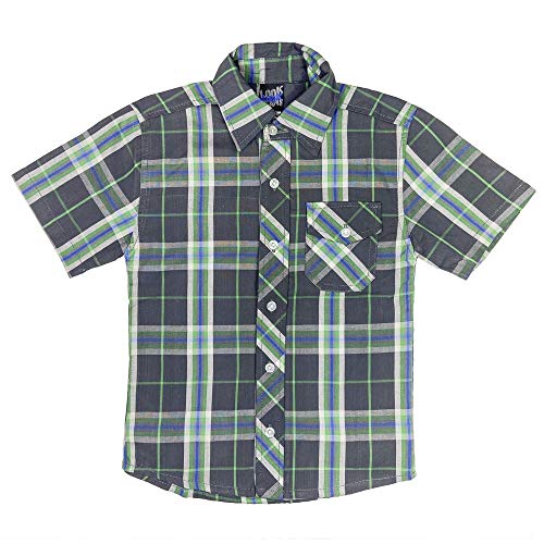 Camisa Look Jeans Xadrez Verde - UNICA - 8