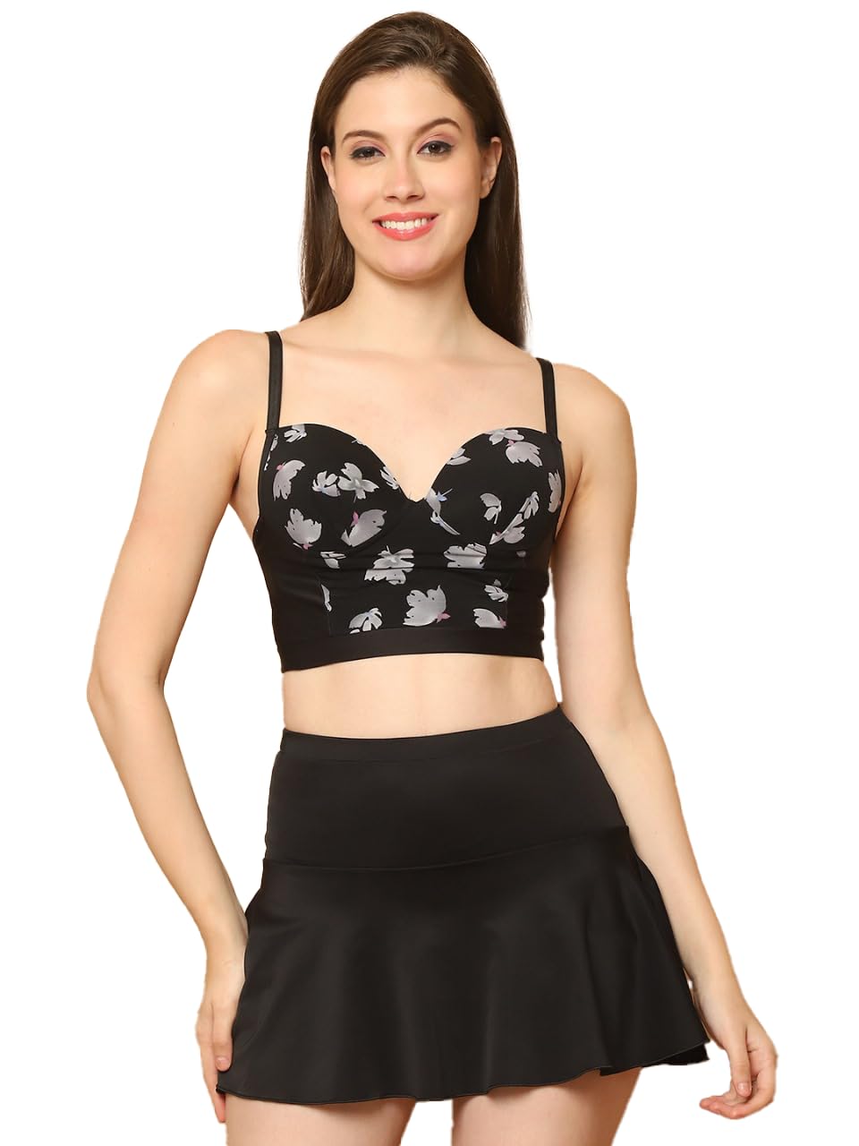 cukoo Padded Floral Skirtini Swimwear-picture-41