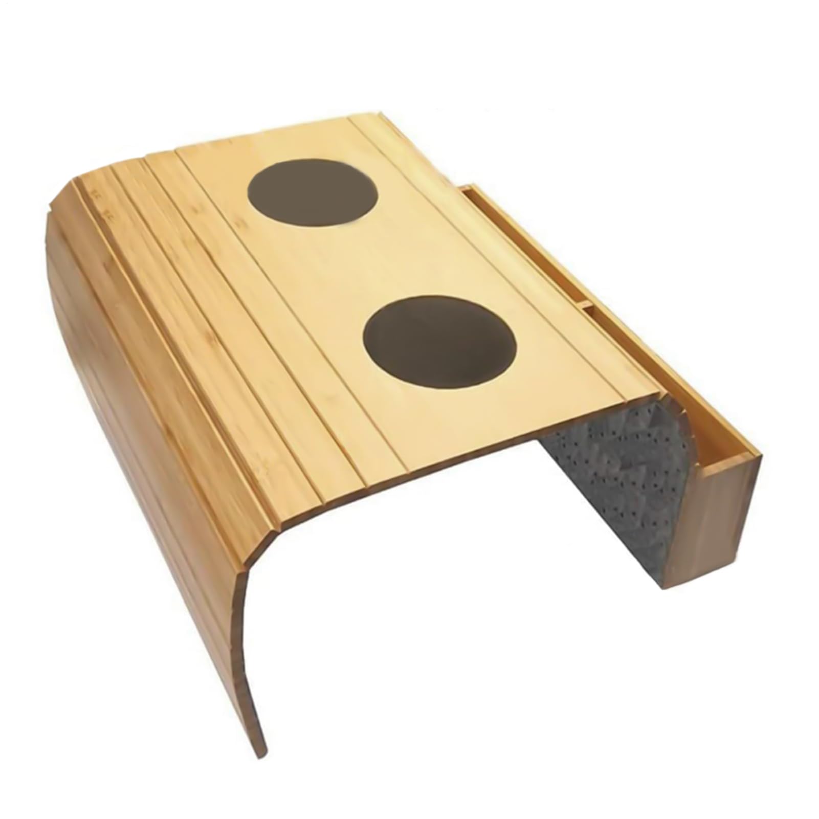 Table d'accoudoir de canapé stable pour éviter les tasses renversées