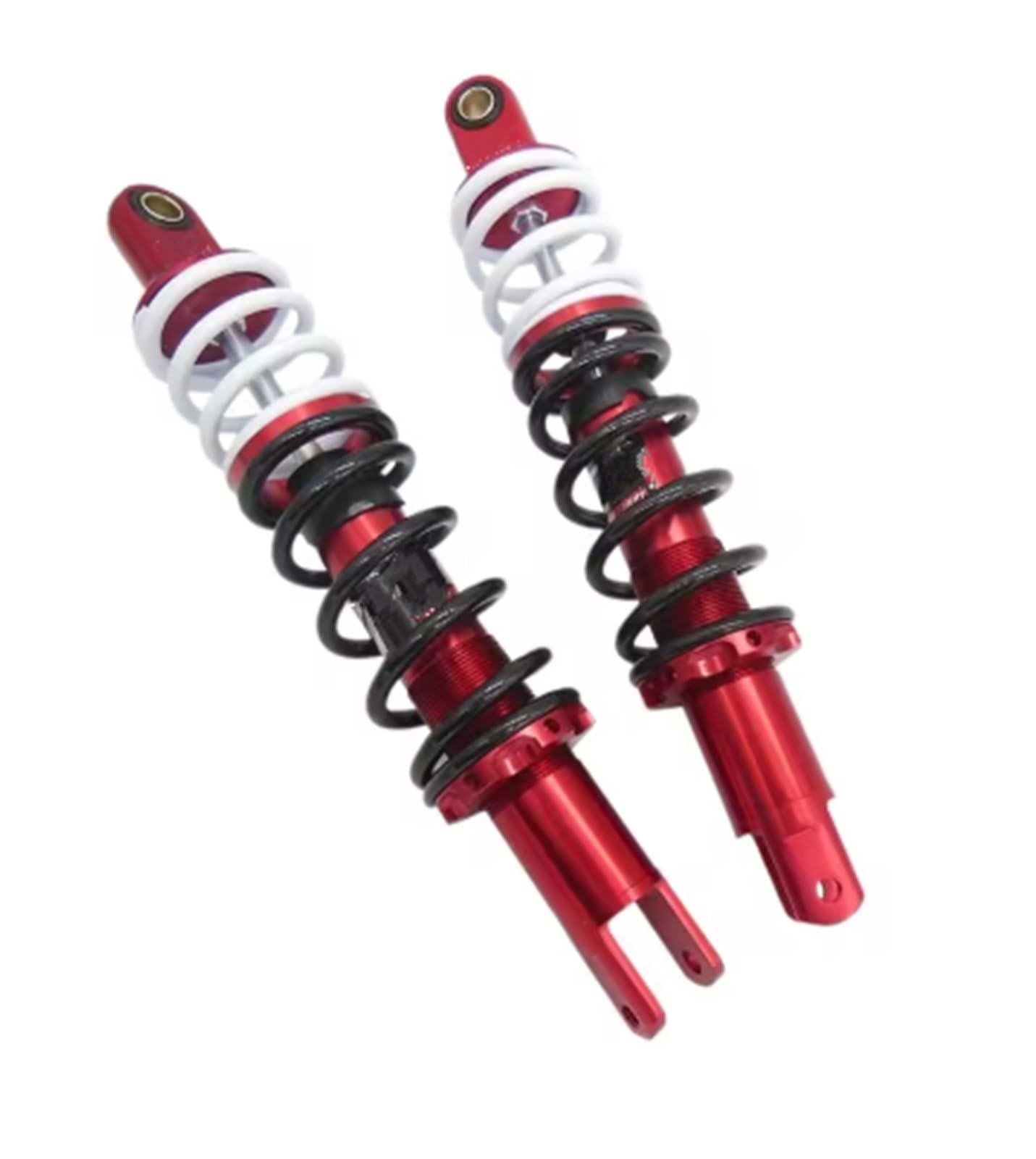 Motocykle amortyzatora Amortyzator hydrauliczny olejowy motocyklowy tylny amortyzator pasuje do Yamaha Qiaoge Fuxi 100 Ghost Fire 125 Gy6 amortyzator Air Suspension(280mm red pair)