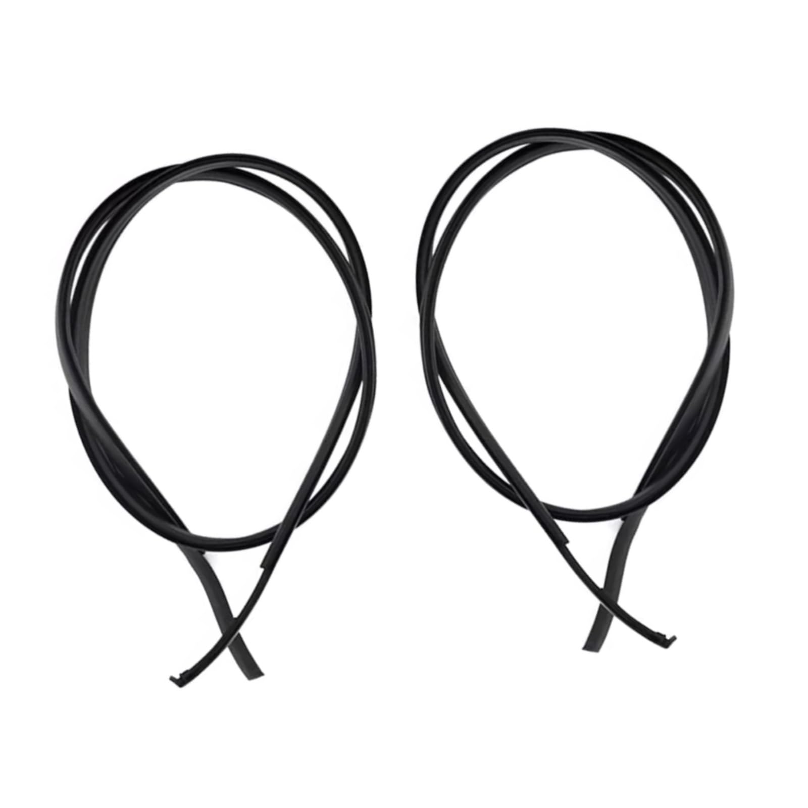 Sealing Strips Compatible with Toyota for Yaris Hatchback 2012 2013 2014 Car Roof Drip Side Finish Moulding Seal Strip Trim 75552-52180 75551-52200
