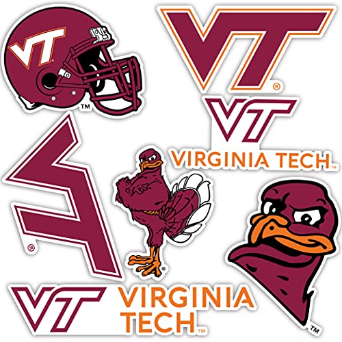 Virginia Tech University Sticker Hokies VT Vinyl Decal Laptop Water Bottle Car Scrapbook (Type 2)