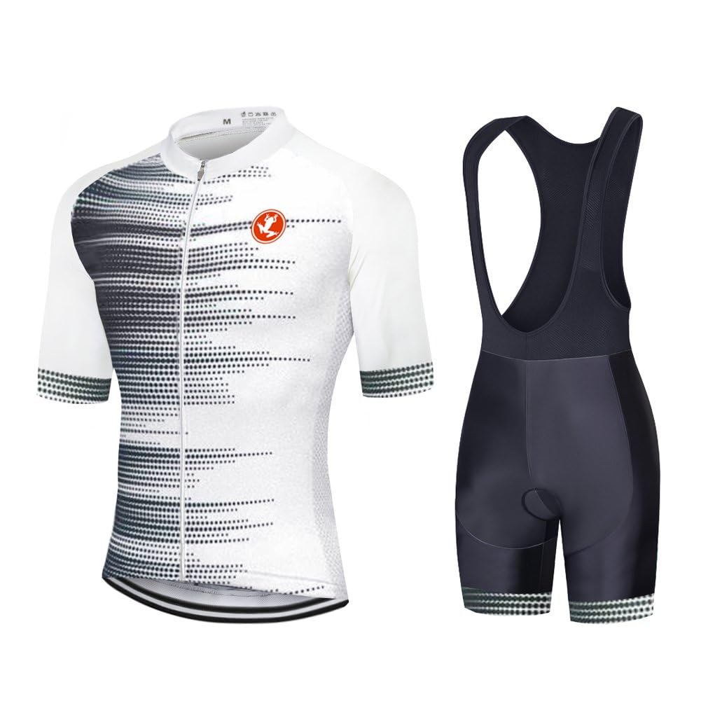 UGLY FROG 2025 Neue Radsport Anzüge Herren Short Trikots+Bib Kurze Hosen Gel Pad Summer Cycling Kit Triathlon Clothes DESAZ03