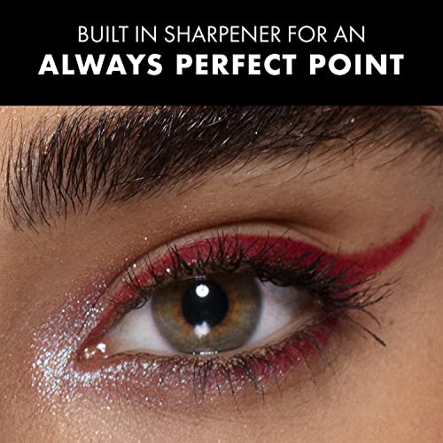 Milani Stay Put Eyeliner - Silver Foxy (0.01 Ounce) Cruelty-Free Self-Sharpening Eye Pencil With Built-In Smudger - Line & Define Eyes With High Pigment Shades For Long-Lasting Wear #TOP5