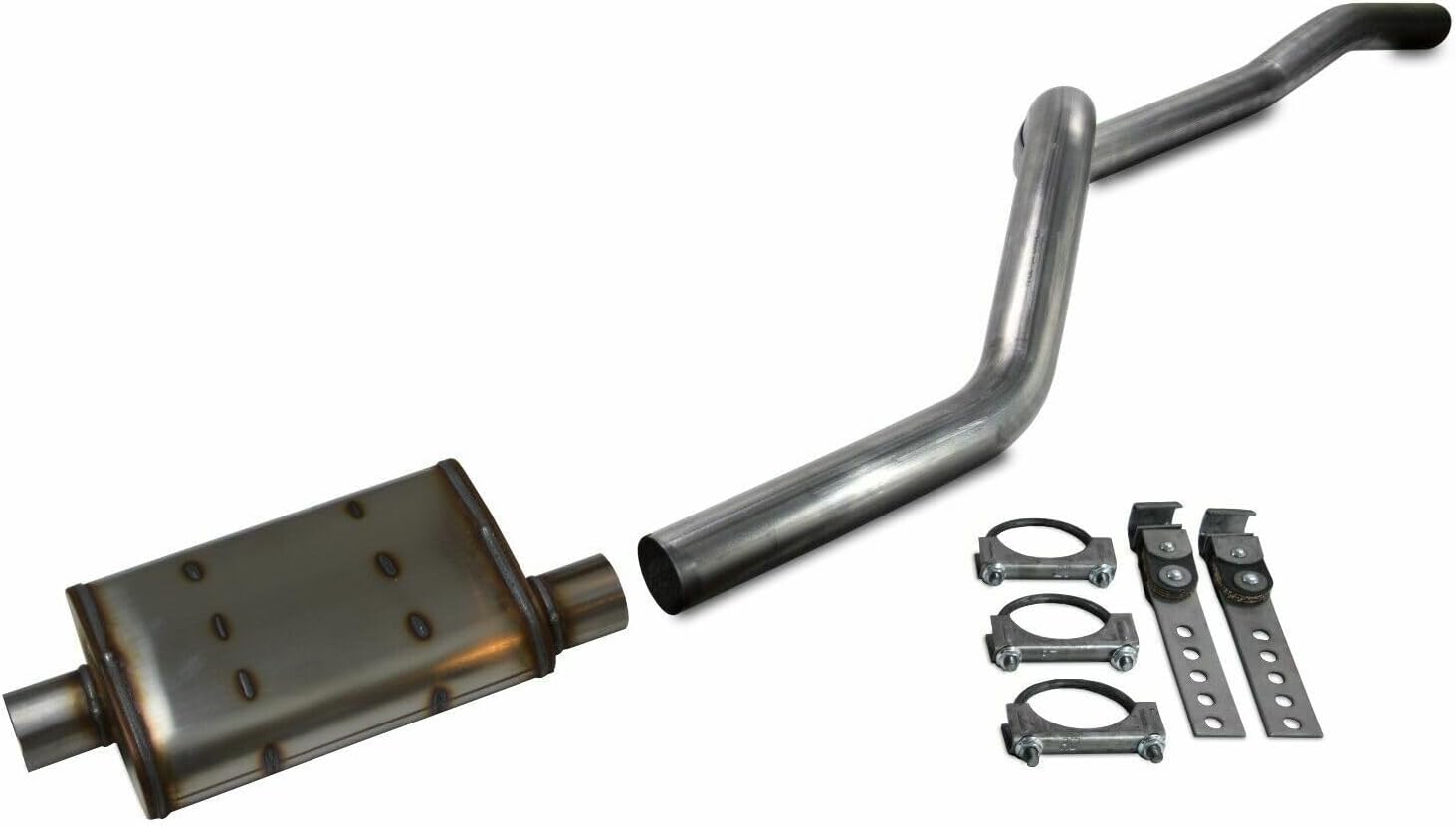 84-01 Jeep Cherokee XJ 4.0L 2.5" Aluminized Exhaust Kit Magnaflow XL Muffler