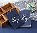 Vow Books, Navy Blue Vow Books for Wedding, His and Her Wedding Vows Booklet, Set of 2, US-AKI-017 (Navy Blue)
