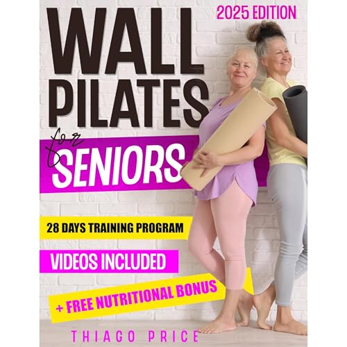Wall Pilates for Seniors Audiolibro Por Thiago Price arte de portada