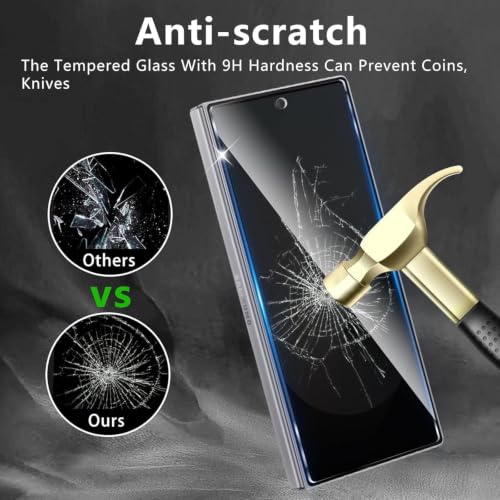 Image of Premium Privacy Tempered Glass Screen Protector for Samsung Galaxy Z Fold 8 Ultra (8 Inch, Pack of 1) Edge to Edge Coverage Anti-Spy Anti-Peeping 9H Hardness Screen Guard with Installation Kit