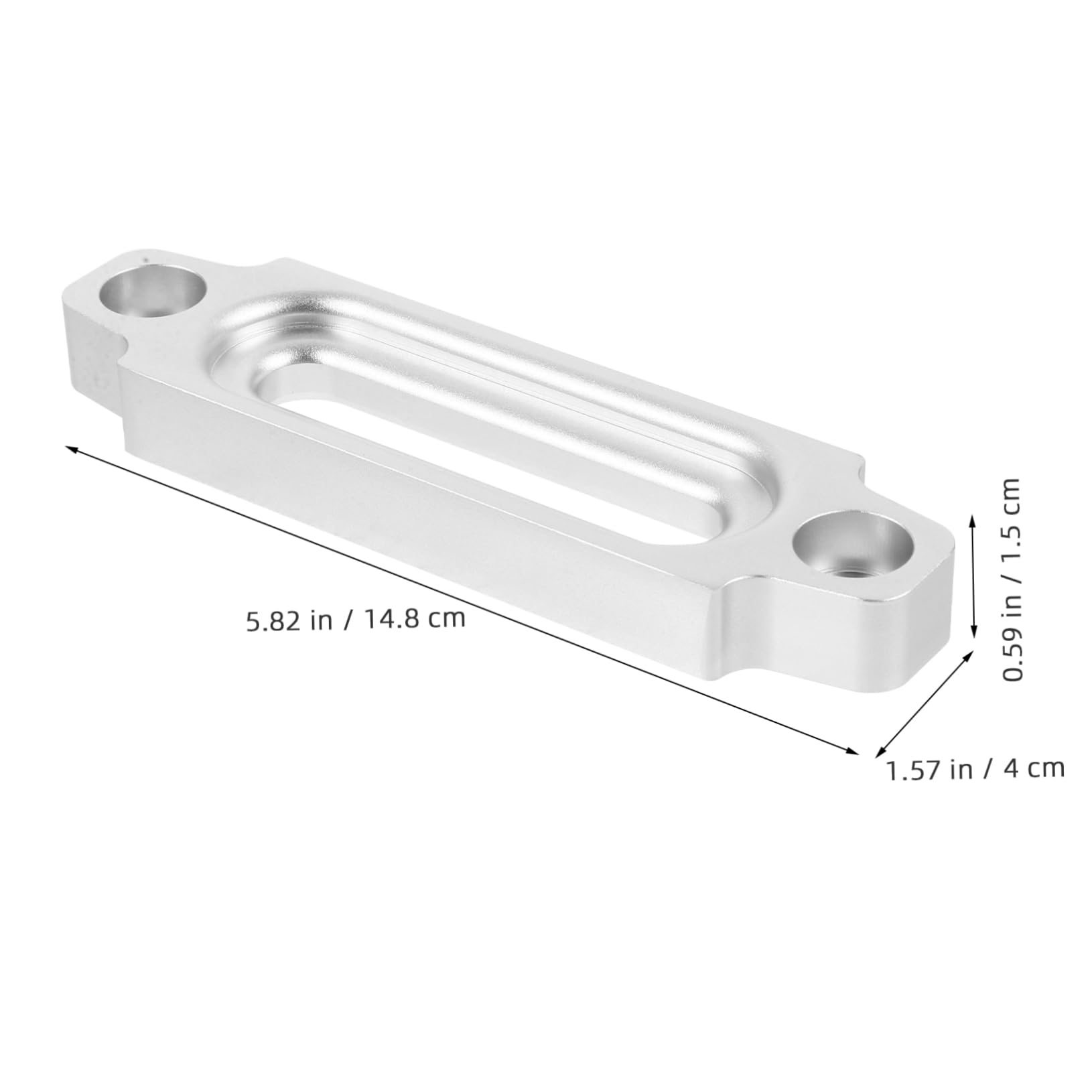 OSOLADY Hawse Fairlead for Synthetic Rope Lightweight and Winch Guide for Offroad Adventures Easy Installation Versatile Accessory for Utv ATV Use Design