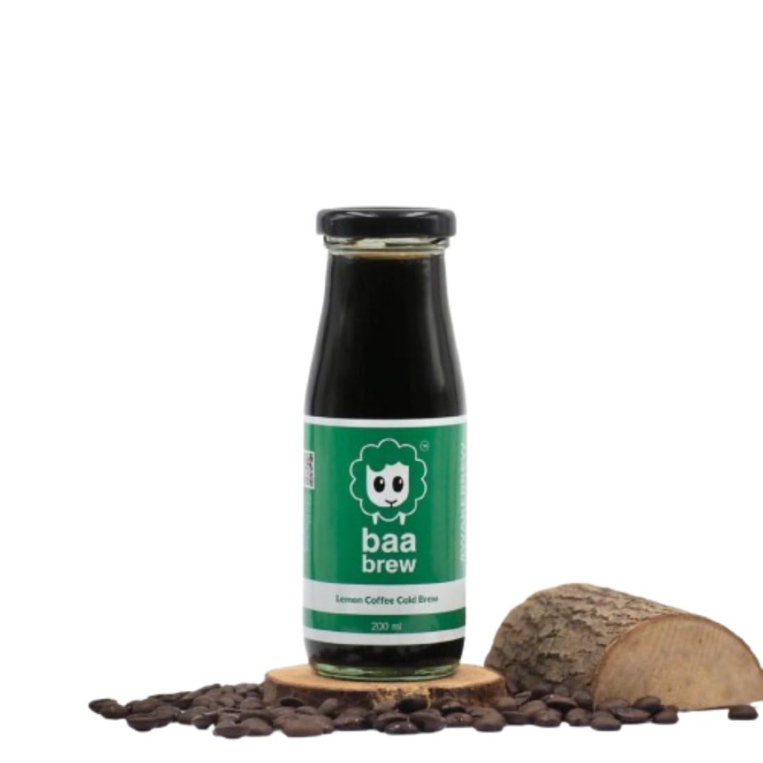 BAA BREW Lemon Coffee Cold Brew, 200ml, Pack of 4