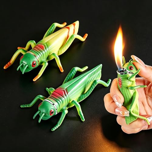Encendedores Turbo Butano Pack 2 Diseño Saltamontes miniatura 1