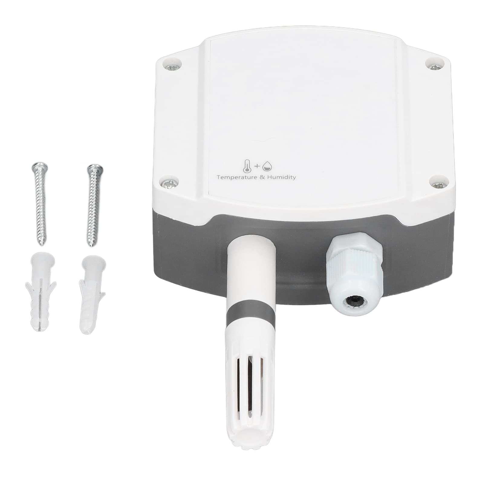 Trasmettitore Temperatura umidità a Parete 4-20mA IP65 | Sensore industriale ABS, segnale analogico per PLC e inverter, monitoraggio ambientale, cablaggio 10-30V DC, di pr