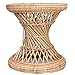 Hengqiyuan Moda Sgabello in Rattan, Casa Creativa Banco Fatto A Mano Sgabello da Pranzo Semplice Stoccaggio Tavolo da Pranzo Sgabello Piccolo Divano Sgabello Sedia,Small Stool,11.8 * 11.8 Inches