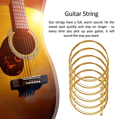 Jeu complet de cordes en bois pour guitare acoustique, cordes en acier léger pour guitare, cordes de guitare… - Les Beatles, Paul McCartney, John Lennon, RIngo Starr, George Harrison Jeu complet de cordes en bois pour guitare acoustique, cordes en acier léger pour guitare, cordes de guitare… – Image 3