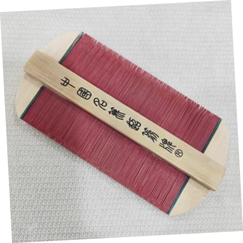 Peine de madera doble cara para cabello IMIKEYA miniatura 6