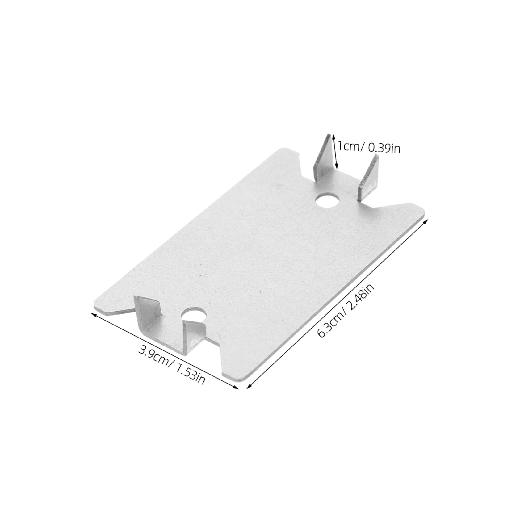 IWOWHERO 50pcs Nail Plates for Studs Electrical Cable Protector Shield for Plumbing Wiring Safety Quick Installation Durable Protection Against Damage