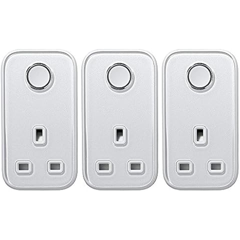 Hive 3PKSMARTPLUG Active Smart Plug , Silver - 3 Pack Cover