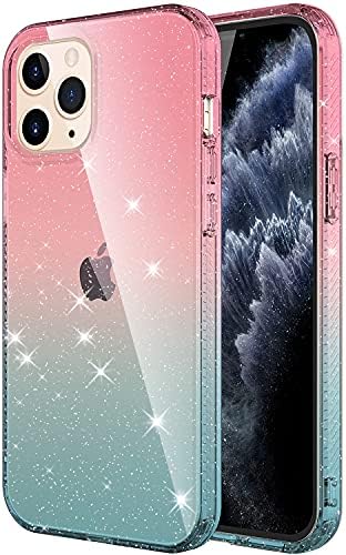 Amazon Com Maxcury For Iphone 12 Pro Max Clear Case Cute Sparkly Glitter Case For Girls Ultra Slim Shock Absorption Flexible Protective Phone Cover For Women Iphone 12 Pro Max Case In 6 7