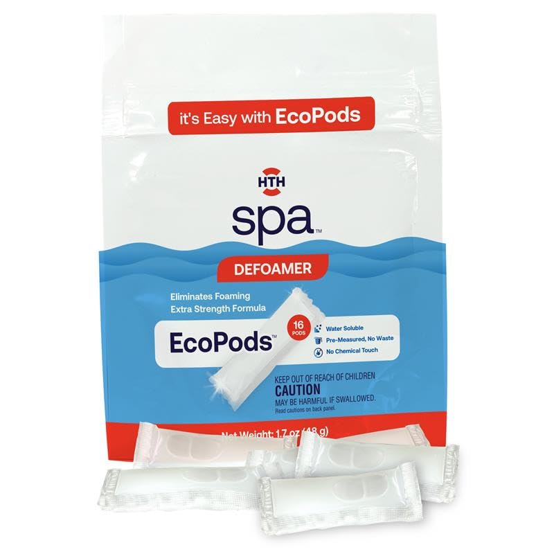 HTH Spa 86111 Defoamer EcoPod for Spas & Hot Tubs 1.7oz
