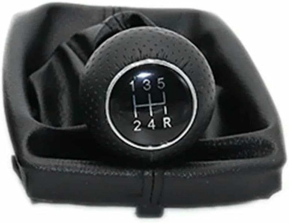 Gznbb 12345R Type 3 Car Manual Gear Shift Knob Boot Cover Gaiter Lever Shifter Handle Stick, For Audi A3 S3 8P