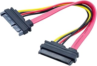 xiwai SFF-8482 SAS 29 Pin to SATA 22Pin Hard Disk Drive Raid Extension Cable with 15 Pin SATA