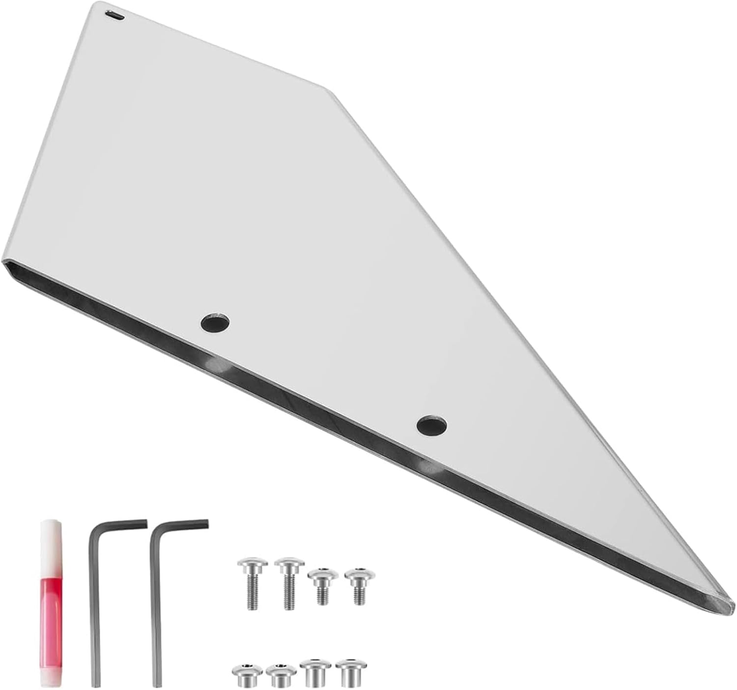 35-SS635 Skeg Guard Replacement Skeg for Evinrude/Johnson 90-100-115-120-140 HP 2-Stroke 1980-2001, for OMC I/O Cobra 4-Cylinder 1986-1994, Stainless Steel Skeg Protection