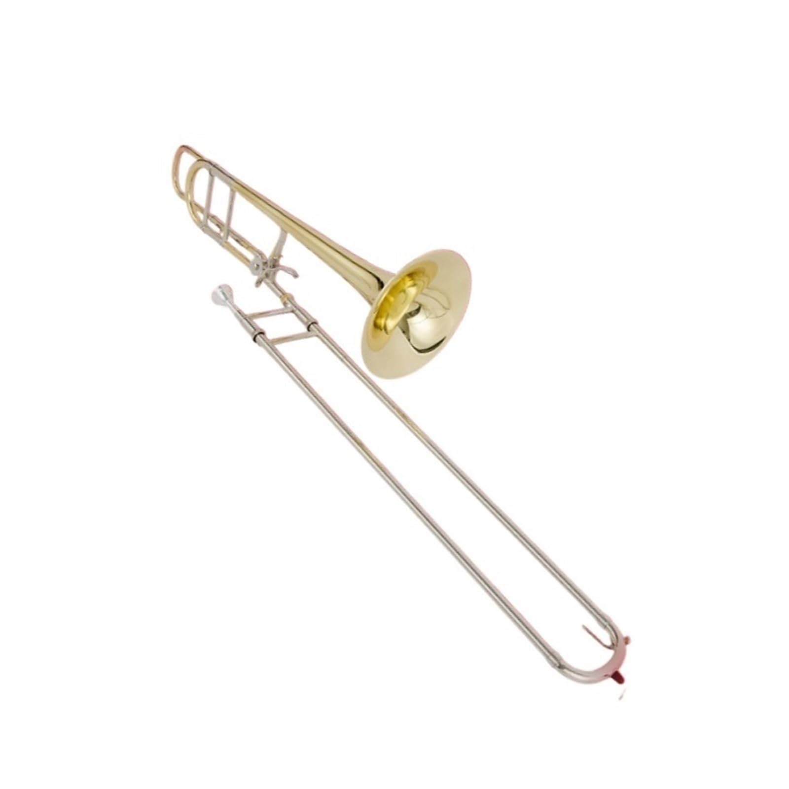 Tenor-Transponiertes Posauneninstrument B-Flat Bis F Professionelles Weißes Messingrohr Profiposaune