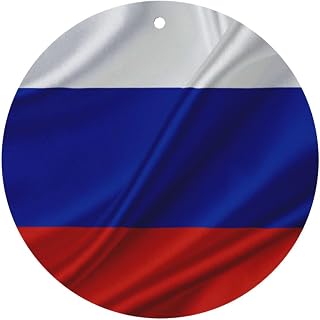 Russia Flag Car Air Freshener Cards Hanging Fragrance Car Accessories Home Office Bedroom