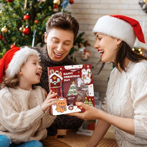 Artigos de papelaria fofos para crianças, conjunto de artigos de papelaria de Natal para crianças |